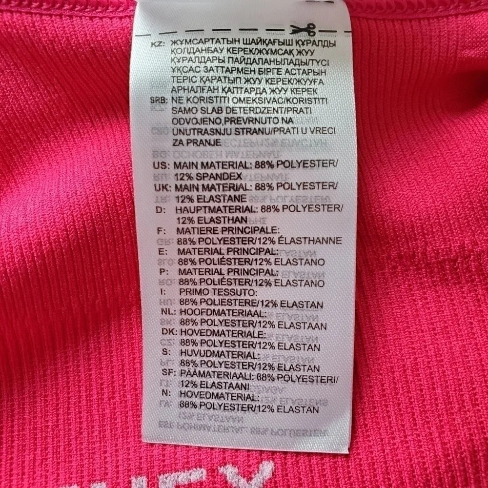 New Adidas by Stella McCartney Seamless Sports Bra In Bold Pink NWT Small